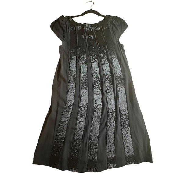 $499 Alice + Olivia Black Beaded Sheer Overlay Dress Size S Cocktail Silk  Blend is available for purchase on au PAY Market - Imported Goods Online  Store Co.Ltd. | au PAY Market -